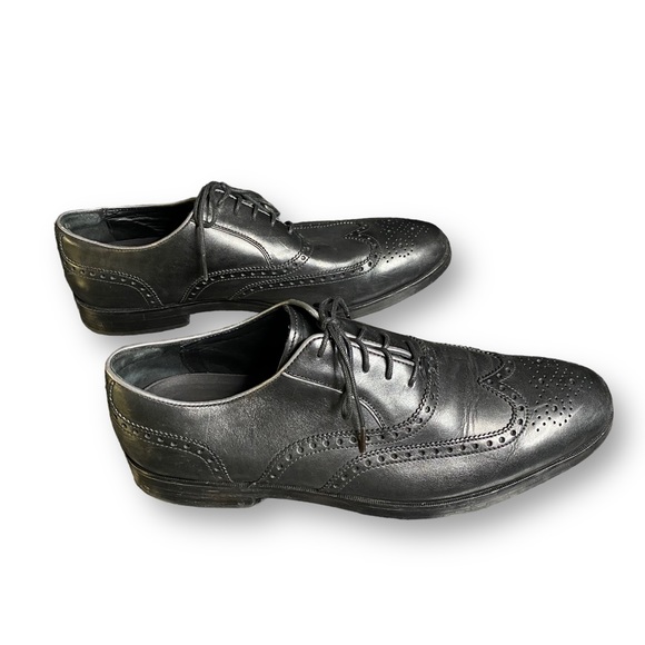Cole Haan Mens Oxford Wingtip Shoes Black Size 11.5 M C23751 main image 4